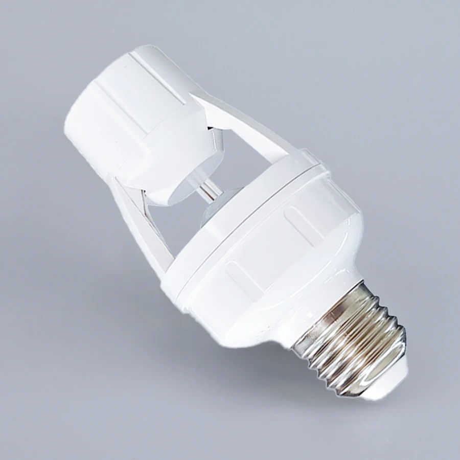 360 Degrees PIR Motion Sensor LED Night Lamp Socket Base Motion Sensor E27 Bulb Socket AC 100-240V Adjustable Delay Time Switch