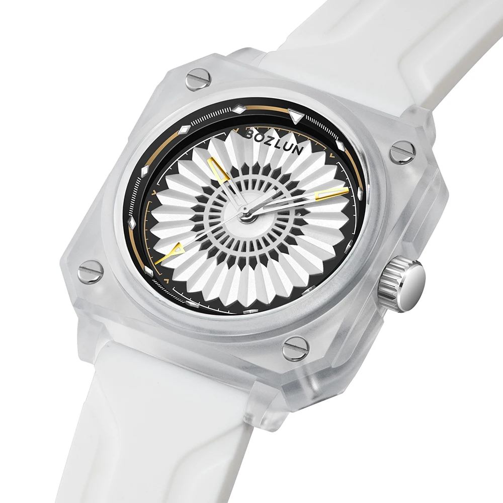 

BOZLUN спортивные наручные часы для бадминтона с циферблатом, кварцевые часы для мужчин и женщин, модные водонепроницаемые часы со светящимися стрелками, Reloj Hombre