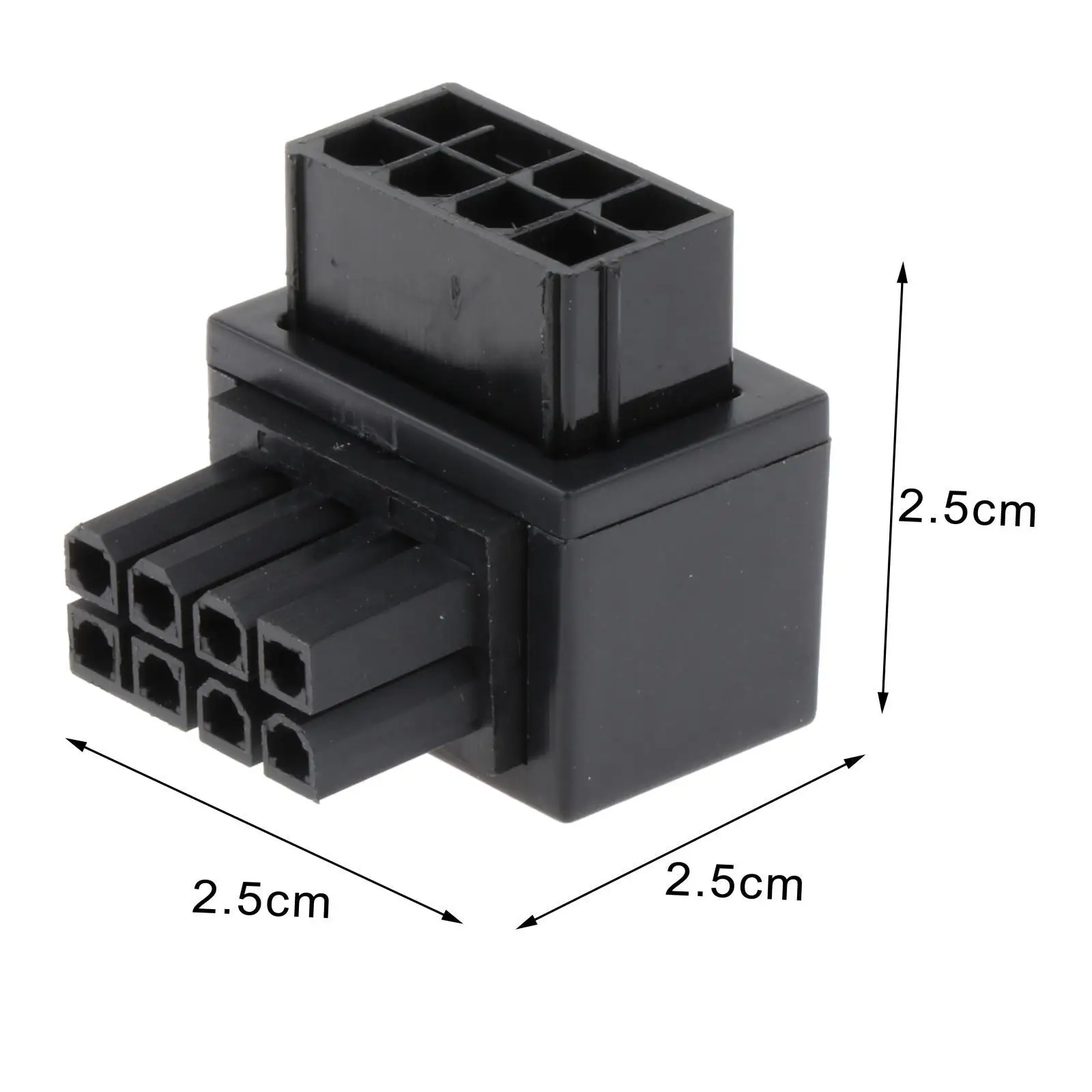 Power Adapter 90Degree Angled Portable for Desktops Video Card Graphics Card