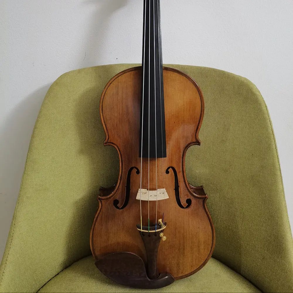 strong tone！All European spruce! Stradivari Violin 4/4 Italian Vintage Oil Varnish vionlino Professional musical instrument