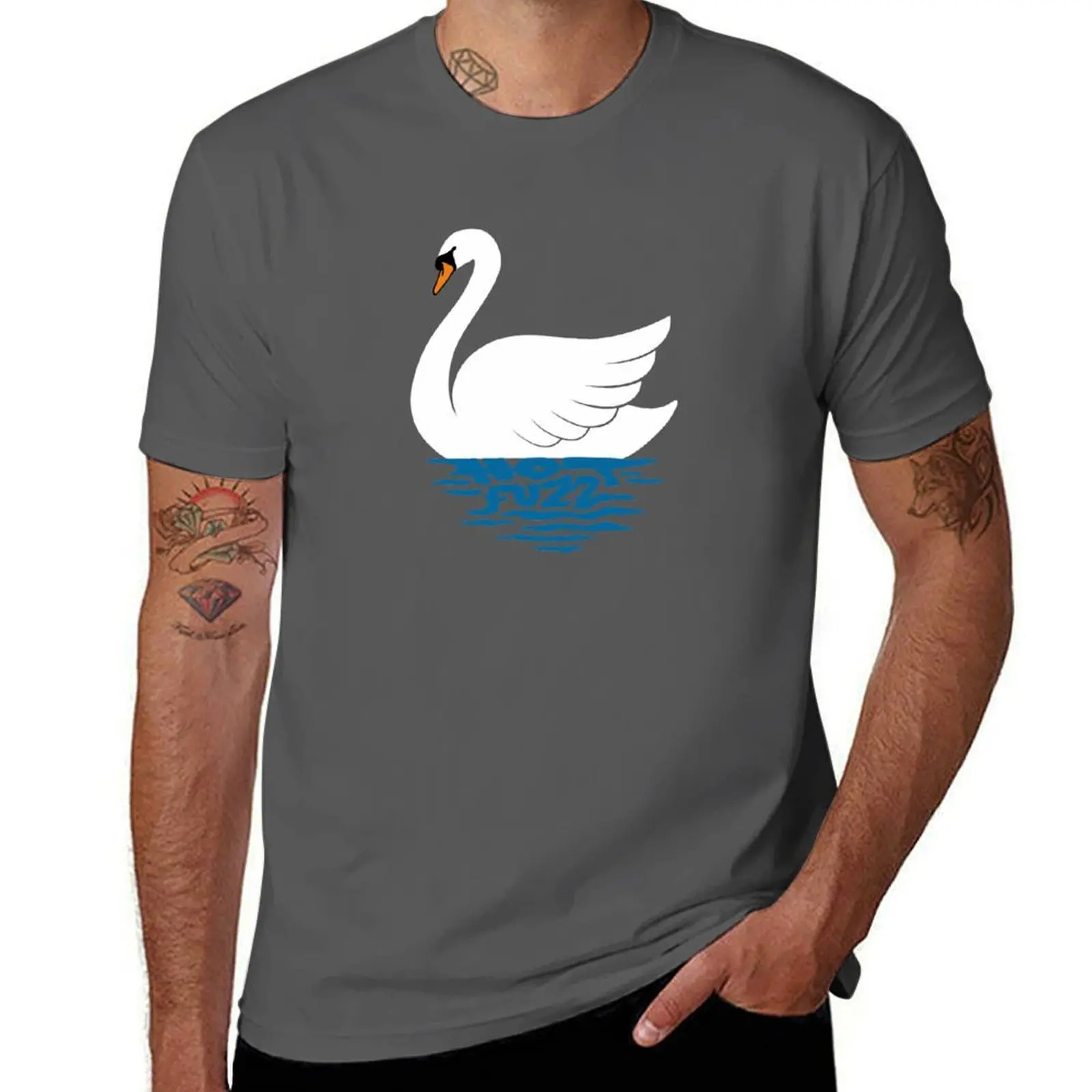 

Just The One Swan Actually T-Shirt Lightweight Casual Summer T-Shirt