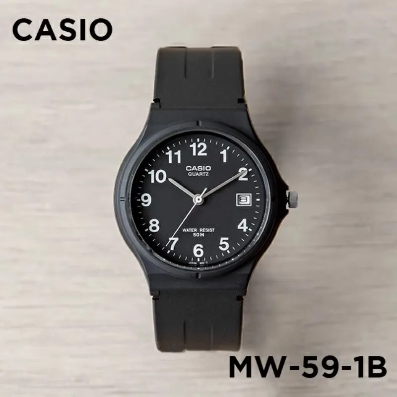 ساعات كاسيو مان ساعات كوارتز مقاومة للماء للطلاب والأطفال