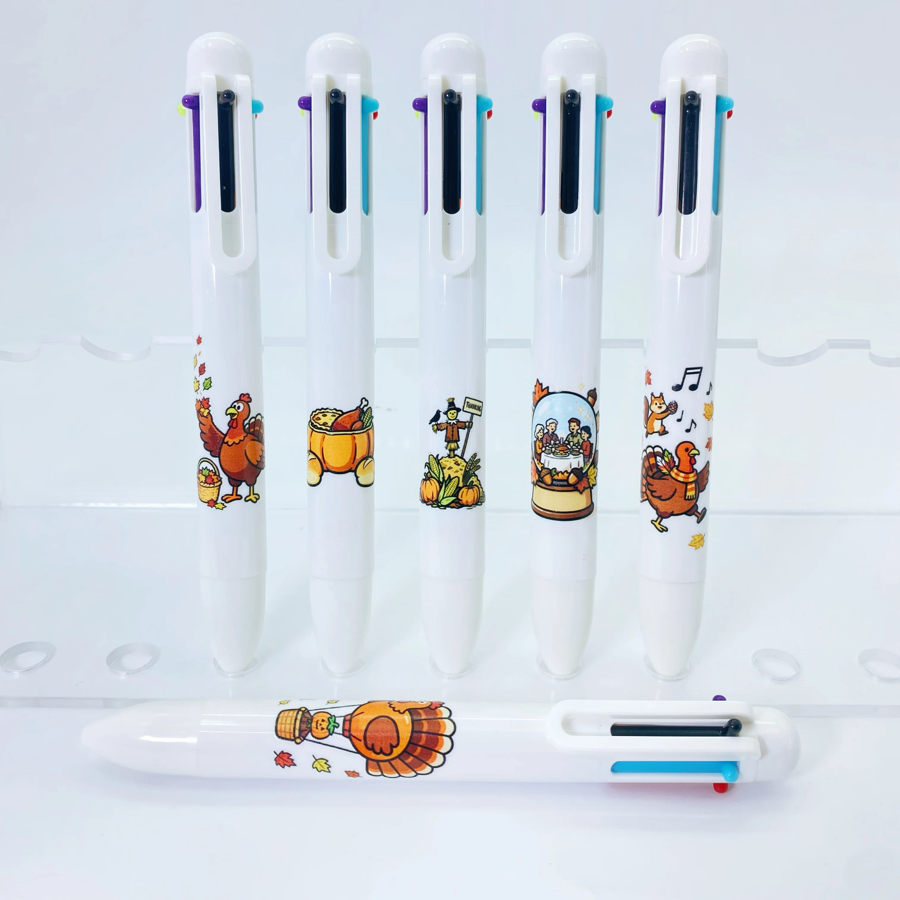 6 قطع/12 قطعة قلم للطلاب قلم مع 6 ألوان هدية هدية للطلاب