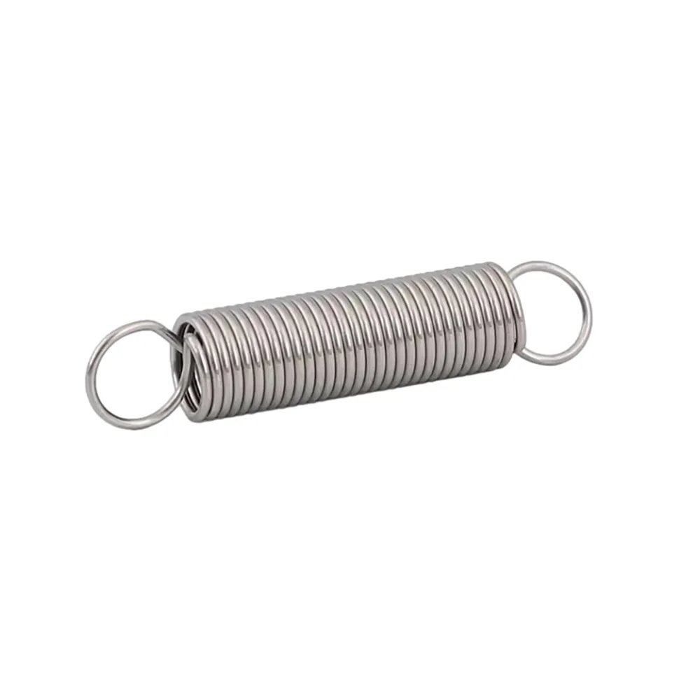 5PCS 0.7mm  Stainless Steel Tension Spring With O Closed Hook Extension Spring Outer Diameter 7mm Length 70mm to 200mm