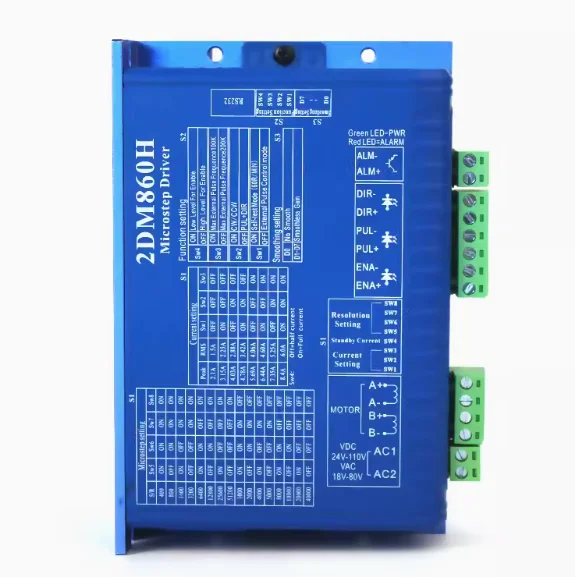 

Цифровой Драйвер шагового двигателя 2DM860H nema34