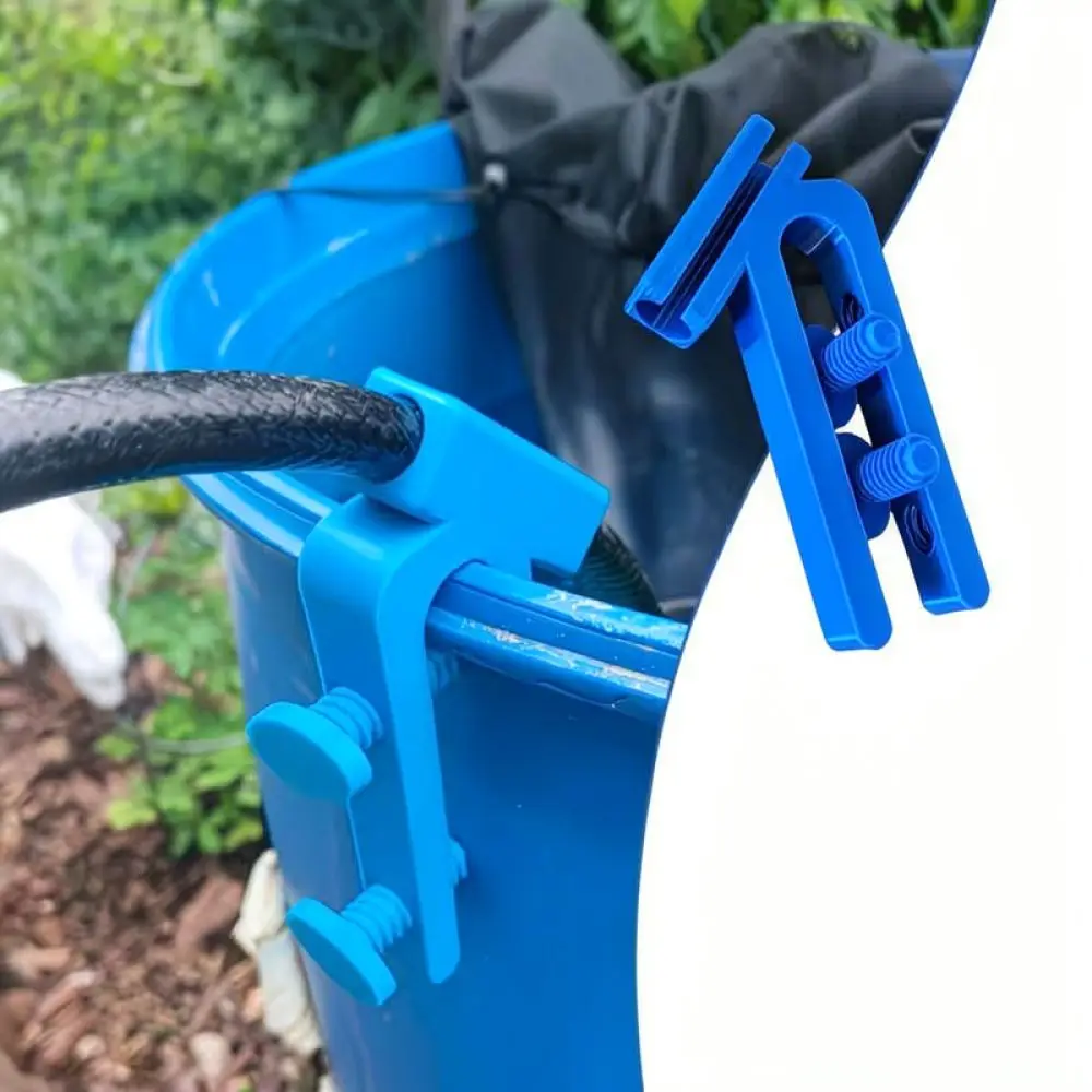Universal Water Pipe Holder Clamp Bucket Attachment Garden Irrigation Tool Reliable Flow Stabilizer Durable Support