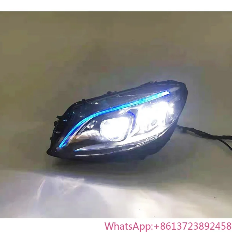 Teambill  Auto Full Led Headlight for Mercedes benz W205 C220i Xenon Version Upgraded Tuning Led Headlight Modified Headlamp