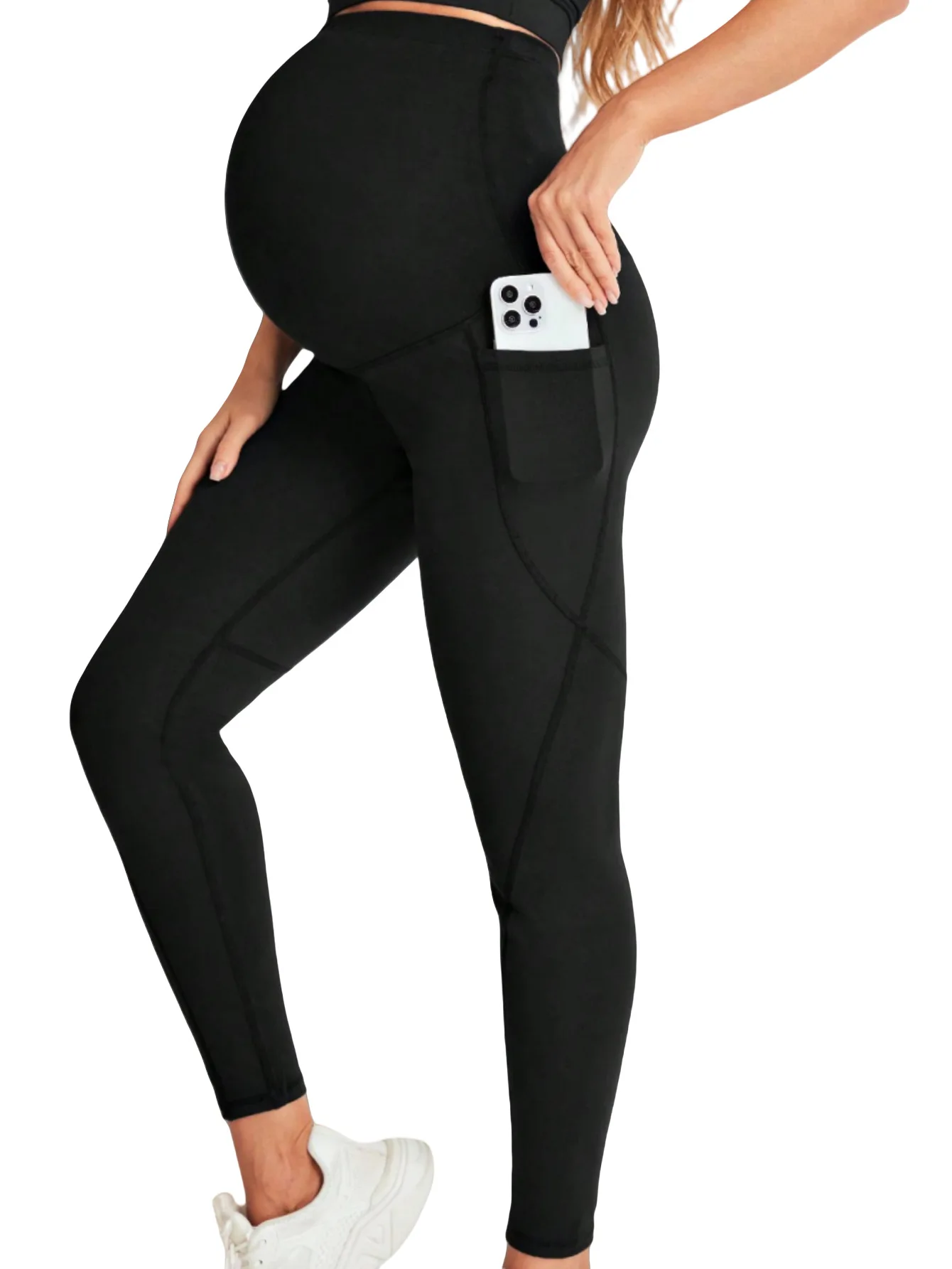 

Pregnant Women Casual Yoga Pants Maternity High Waist Belly Support Stretch Skinny Trousers Fitness Leggings Pregnancy Clothing