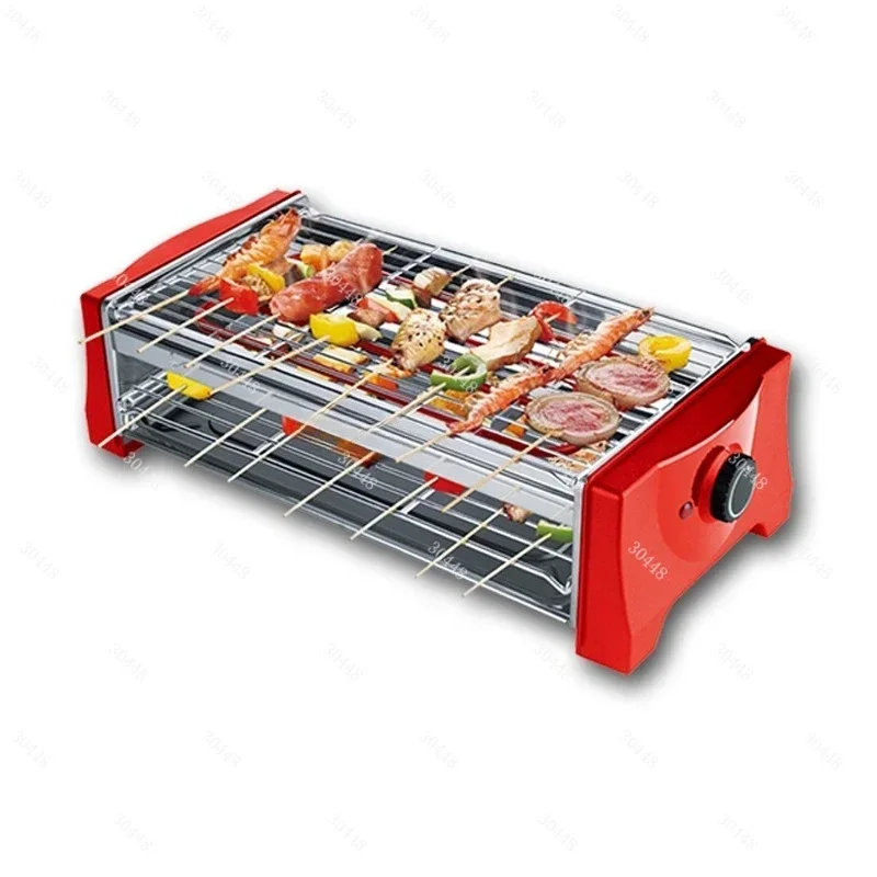 Large Smokeless Nonstick Electric Grill BBQ Grill Pan for Home 2000W High Power