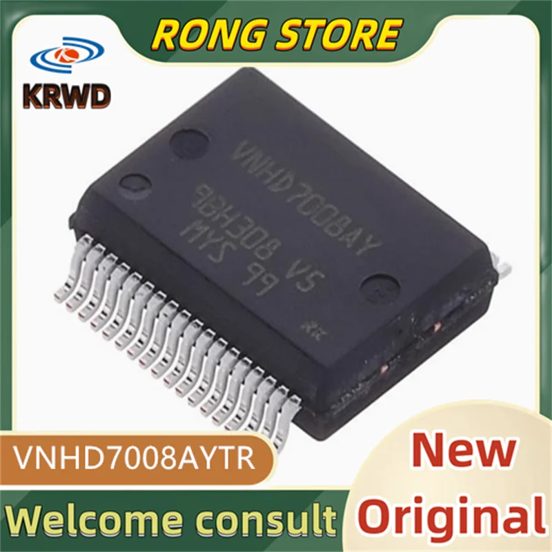 

5PCS VNHD7008AY New and Original Chip IC VNHD7008AYTR VNHD7008 SSOP36 Ignition controller and drive