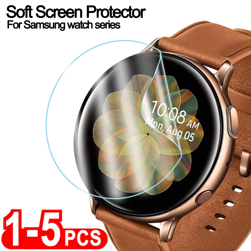 Hydrogel Film For Samsung Galaxy Watch 5 40mm 44mm Protective Film Screen Protector For Galaxy Watch 4 Classic Gear S3 Frontier