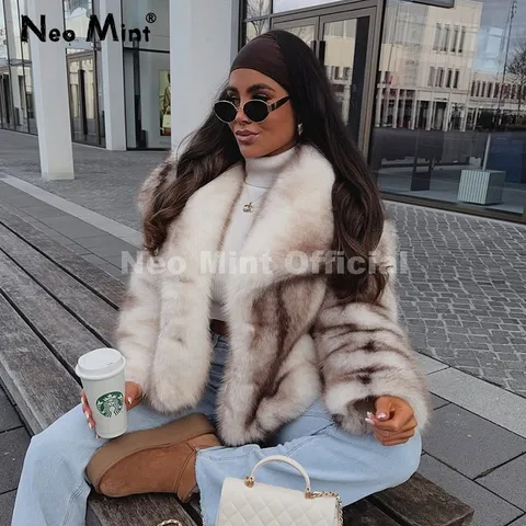 Зимняя куртка Neo Mint из искусственного меха для женщин — изображение товара