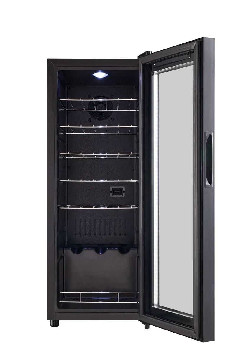 Single Zone Stainless Steel Wine Cooler Wine Fridge Cellar Wine Bottle Chiller