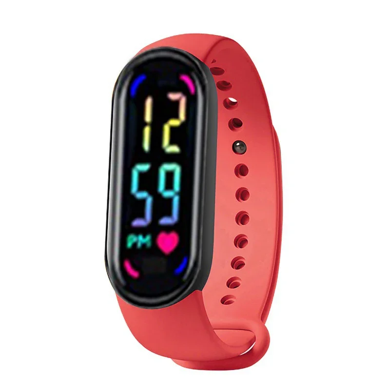 New Watch LED Student Kids Sports Touch Cartoon Electronic Watch  Girls child Boys and girl Toys Gifts