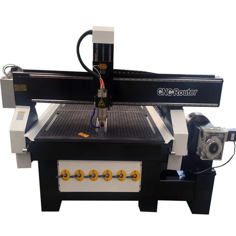 Robotec Brand 4x8 CNC Router 1325 3D 4 axis CNC Router Table DSP Mach3 System Economic CNC Wood Router Carving Machine