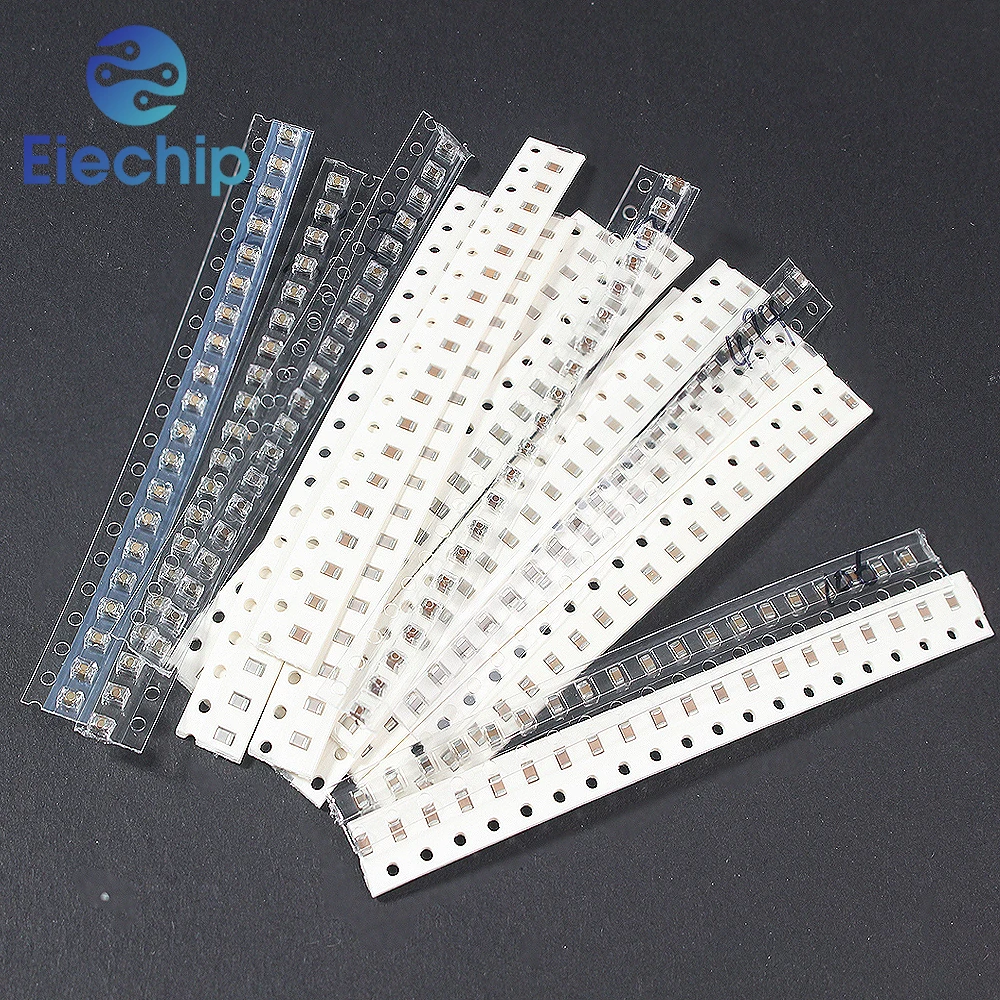 320PCS 0805 SMD Ceramic Capacitor Kit 16 Values 10P~226M Electronic Components Package Capacitor Assorted Set 0.01uF 0.1uF 1uF