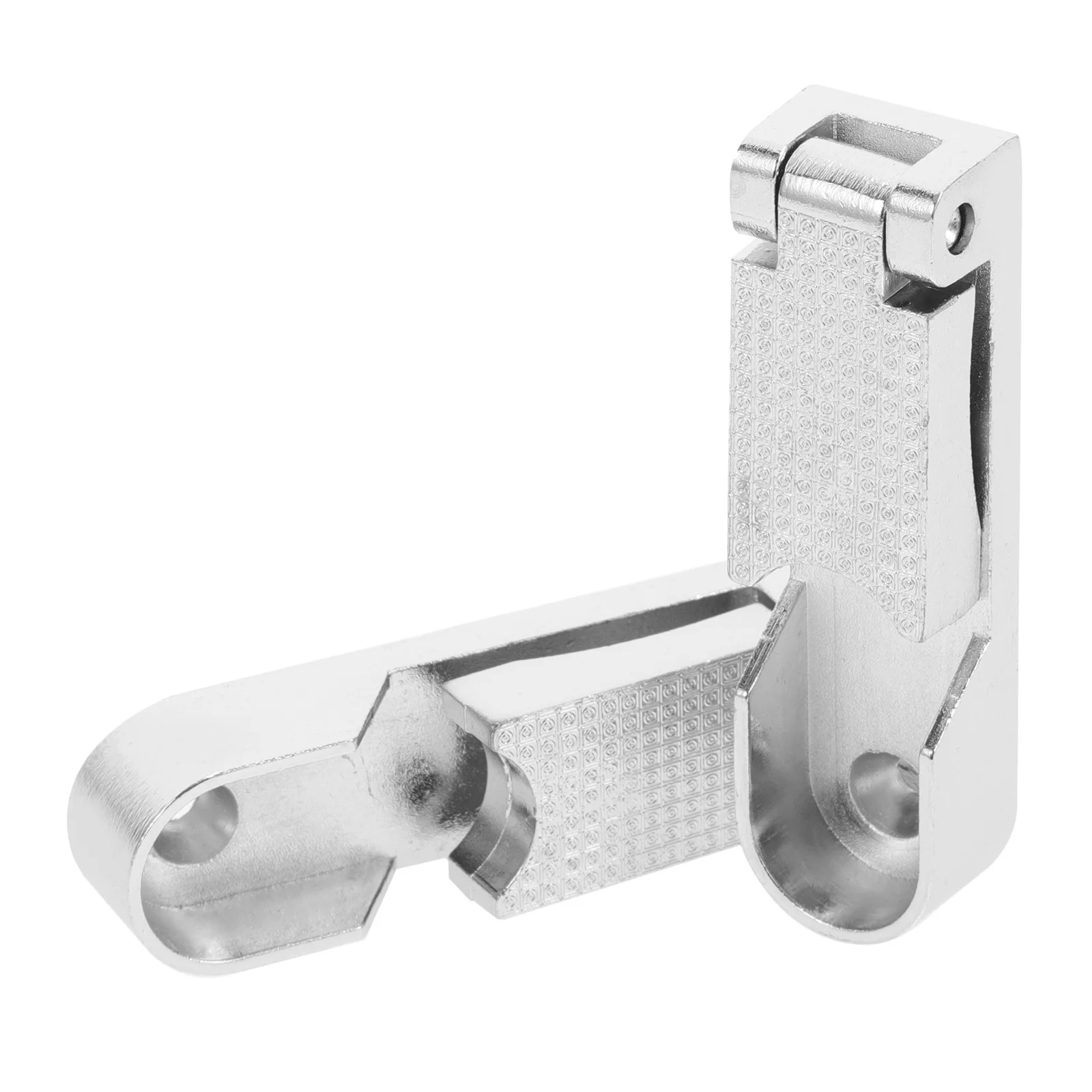 2 قطعة نهاية قضيب الخزانة يدعم سبائك الألومنيوم خزانة القطب حامل سميكة شفة قوس للحمام خزانة قضيب المقبس #6