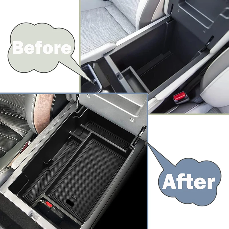 For Nissan Pathfinder 2022 2023 Accessories Centre Console Organizer Tray Center Armrest Storage Box Coin Storage Holder