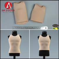 In Stock AFS 1/6 Male Skin Color Fattening Vest Clothes Model Fit 12'' Worldbox AT011 AT020 Soldier Action Figure Body
