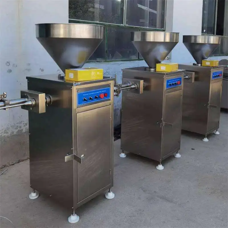 High Quality Automatic Pneumatic Meat Sausage Machine Quantitative Enema Stuffer Filling Maker