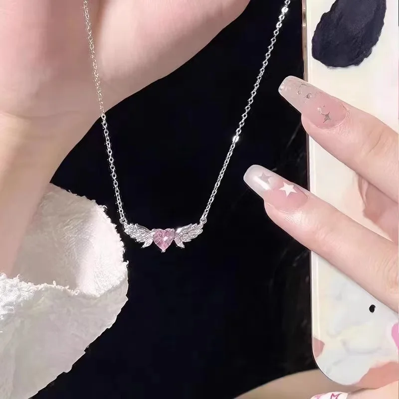 wing bracelet Crystal Zircon Heart For Woman Charm Bracelet Jewelry Gift