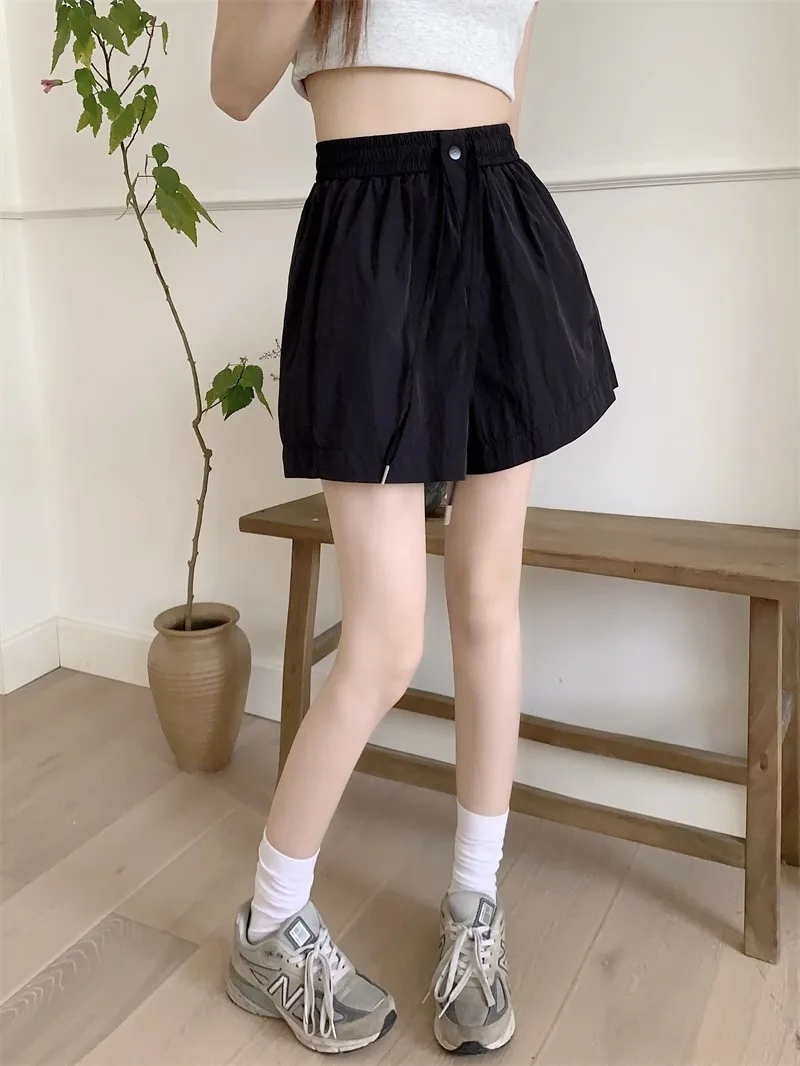 Pantalones cortos para mujer Y2K Denim Harajuku Vintage tiro bajo caliente Mini cadera envuelto ropa de calle azul moda botín pantalones de verano europeos