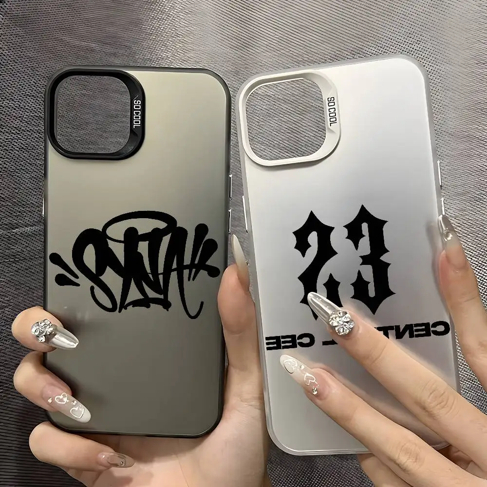 Etui na telefon iPhone 17 16 15 14 13 12 11 Pro Max z motywem rapera C-Central Cee, czarno-fioletowe, matowe, laserowe, metaliczne, aurora, funda