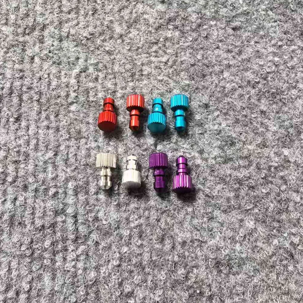 Bouchon de Tube de remplissage de carburant quatre couleurs, 2 pièces, bouchons de ligne de points pour pièces d'avion Nitro essence RC