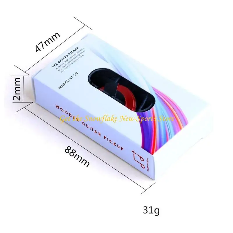 E56D Stage Pickup Frequency Ranges Ergonomic Structure Plastic Texture for Musicians