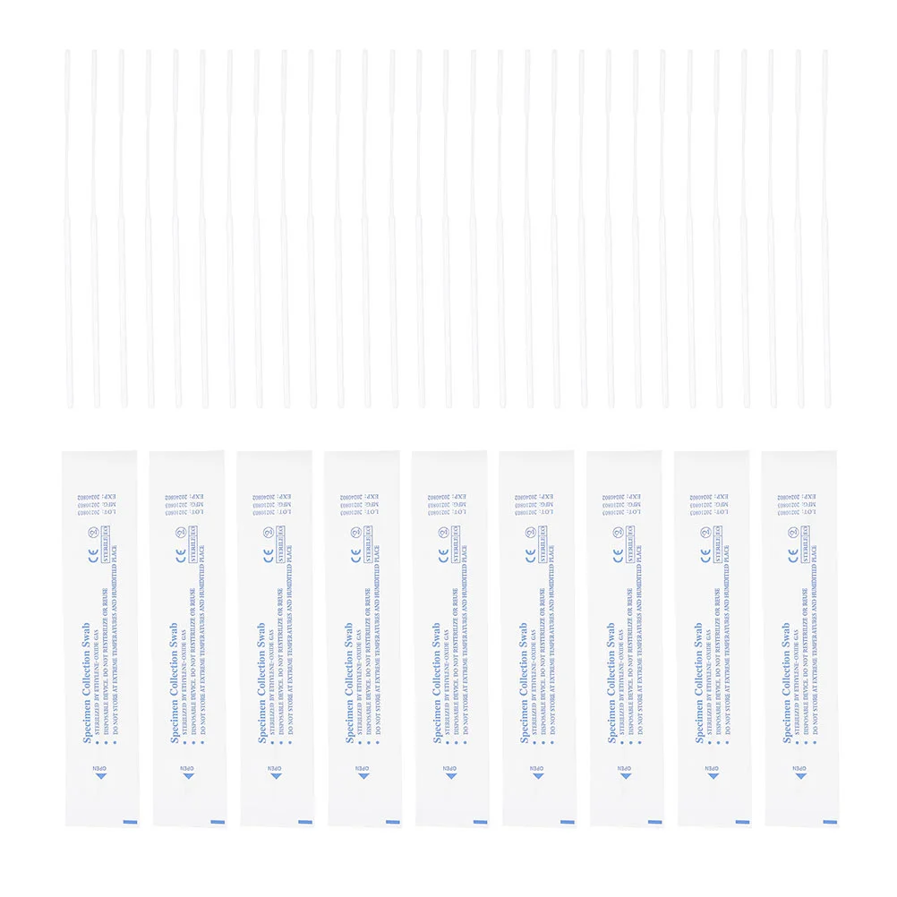 

25 Pcs Sterile Collection Nasopharyngeal Swabs Disposable Easy to Carry Collection Swabs Ideal for Medical Use