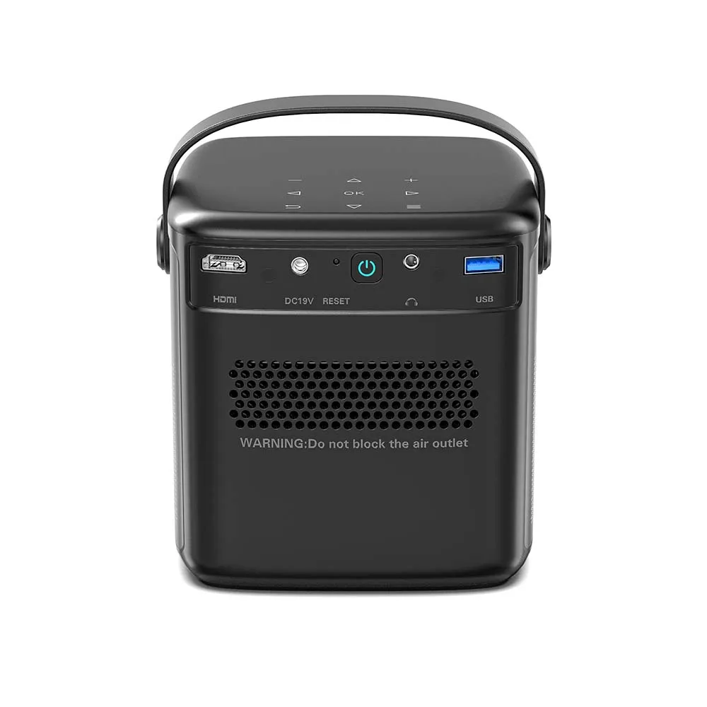 Portable Projector With Rechargeable Battery Mobile Connect Mini Professional Factory Media Player Led Dlp Beamer Home Theater
