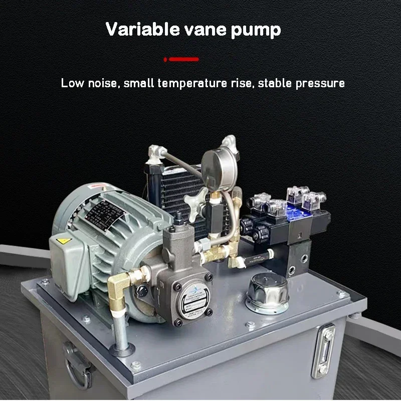 1.5KW Hydraulic Pump Station Oil Pressure Pump Oil Cylinder Assembly Power Station Liquid Small System Hydraulic Station Lift