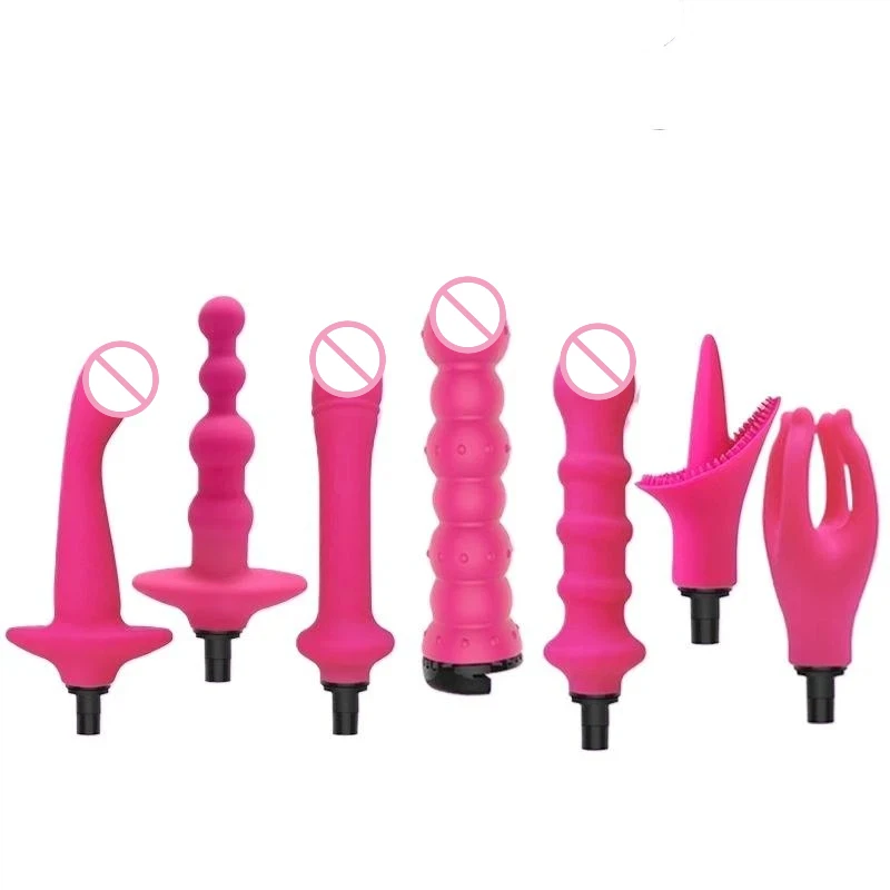 【A】1 Pc Threaded Silicone Fascia  Massage Head With 3 Sizes Of Connectors, 12-13mm/15-16mm/18-19mm, Fascia  Massage dildo