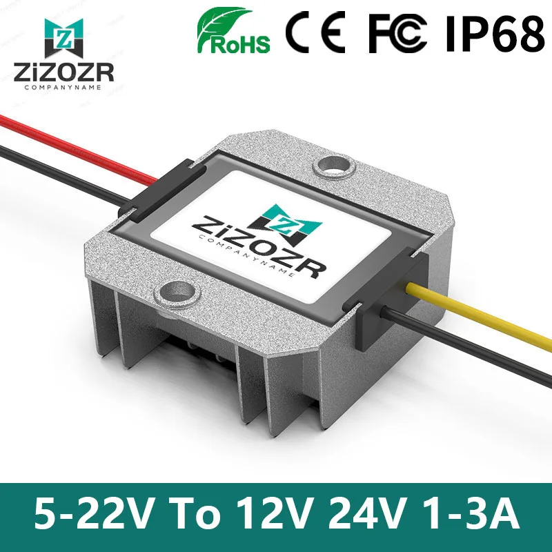 

Booster 5-22V 6V 9V 12V 18V To 12V 24V 1A 2A 3A DC DC Boost Transformer Circuit Voltage and Current Regulators Power Converter