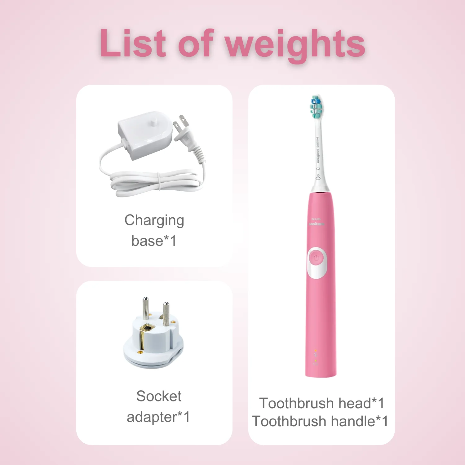 Philips Sonicare Electric Toothbrush Series 4100 HX6815, BrushSync Feature, Wet and Dry Use, 1 Toothbrush head, Plaque Removal