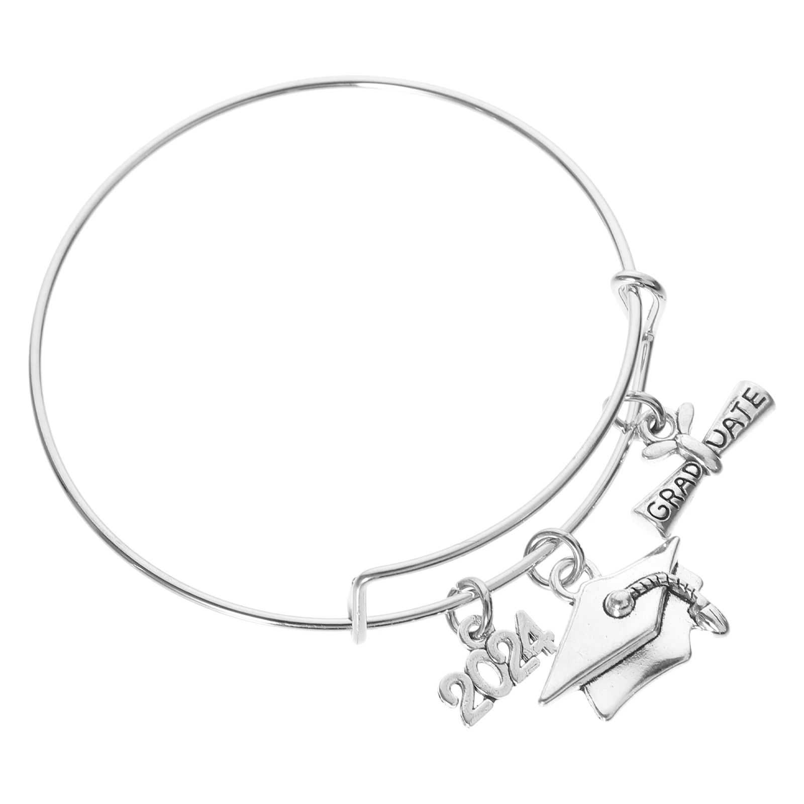 

Class of 2024 Graduation Bracelet Graduate Adjustable Bracelet Made of Sturdy Zinc Alloy Comfortable Fit for Any Wrist Size