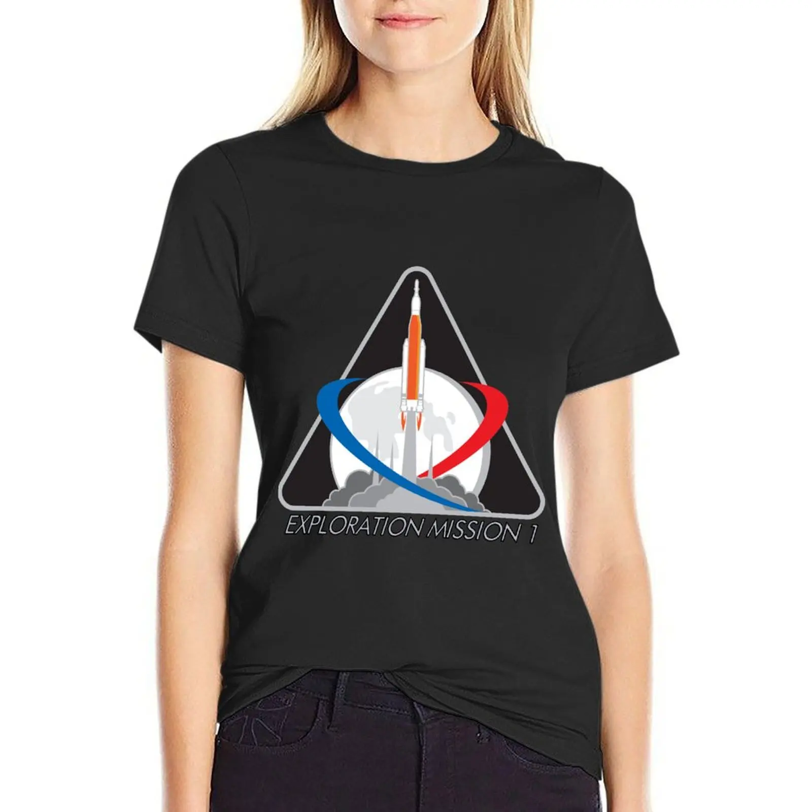 Exploration Mission 1 Logo T-Shirt summer tops kawaii clothes oversized Aesthetic clothing tshirts woman