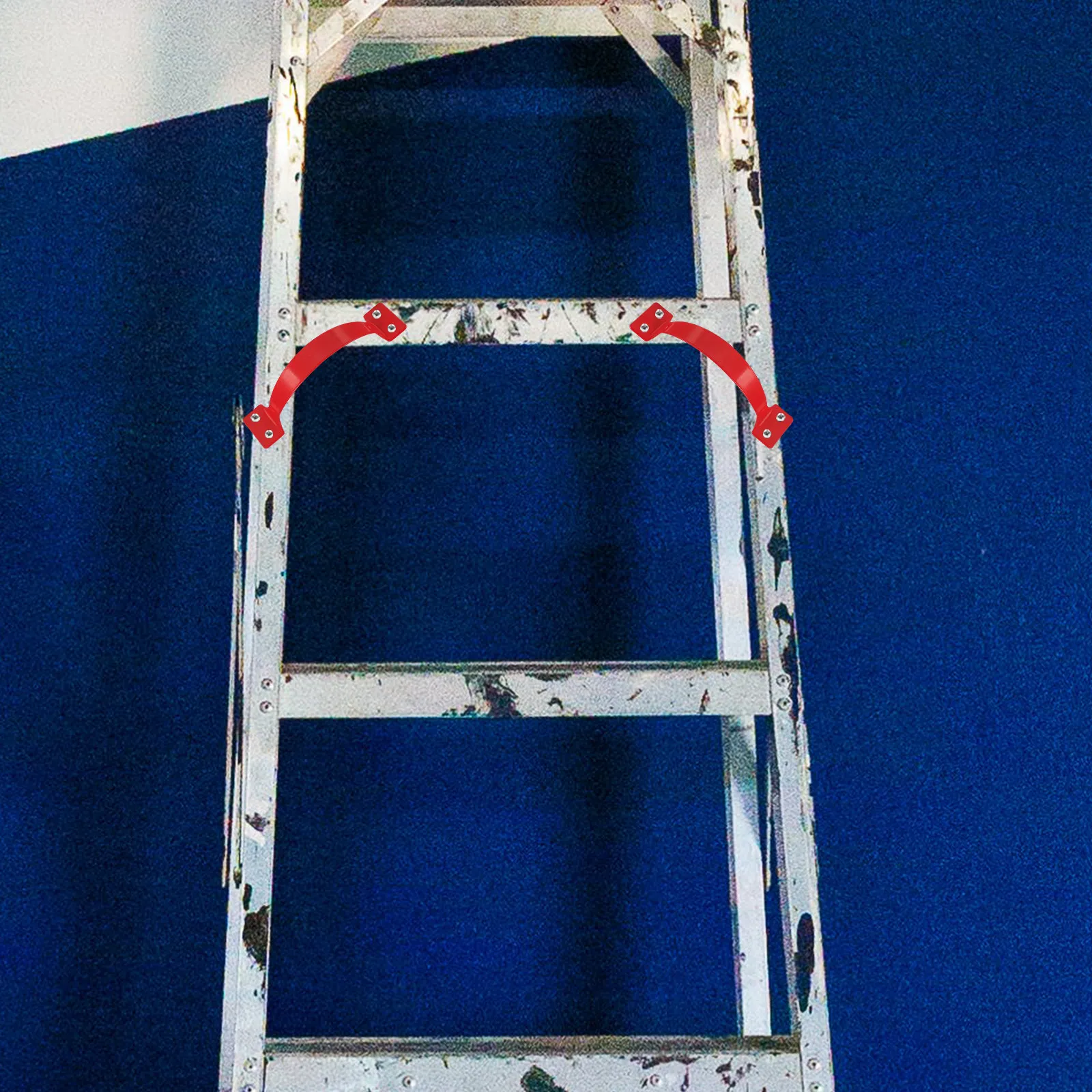 

2Pcs Ladder Handles Stainless Steel Non-Slip Safety Grips Easy Install for Telescopic Step Ladder Replacement Parts Accessories