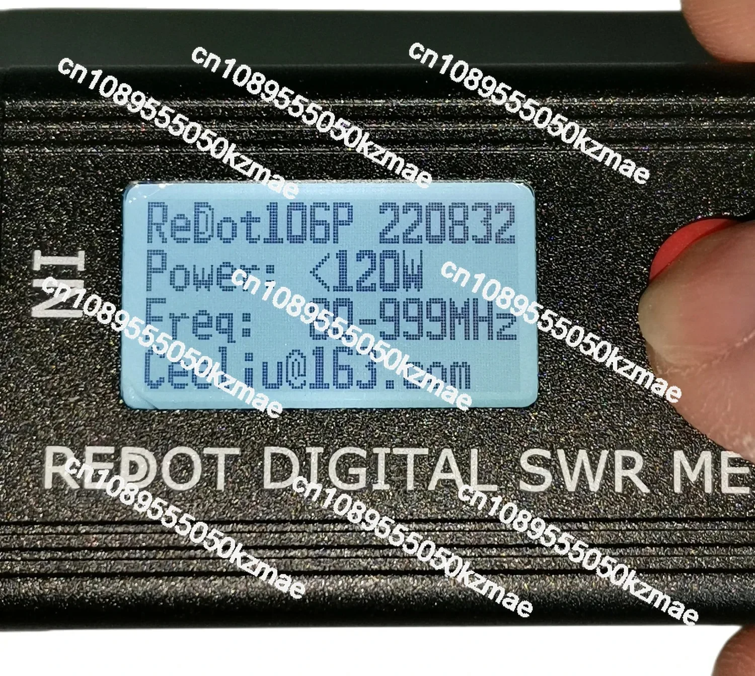 

For RD106P digital SWR meter SWR and power meter 120W FMB VHF UHF80-999MHz VSWR 1.00-99 Supports DMR walkie talkies