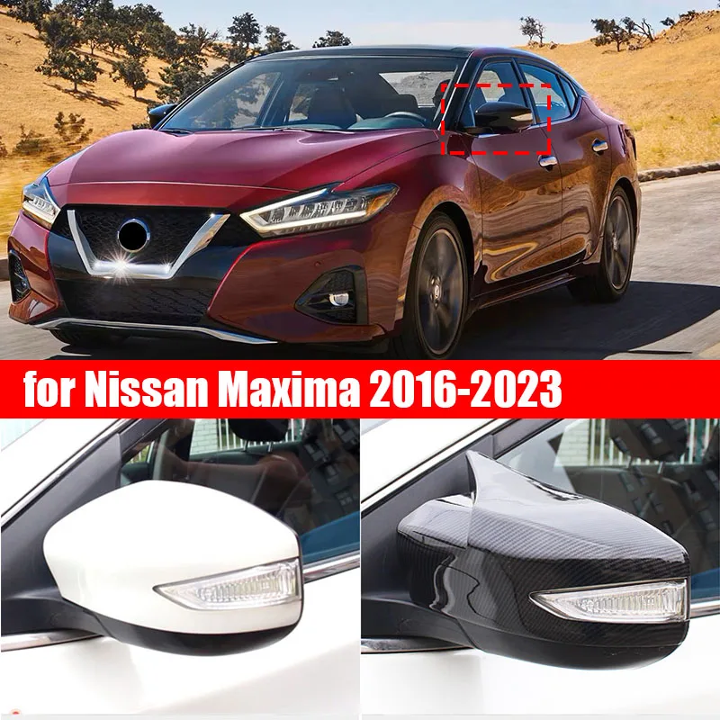 for Nissan Maxima 2016 2018 2019 2022 2023 MK8 car rearview mirror cover shell covering and pasting reversing mirror shell