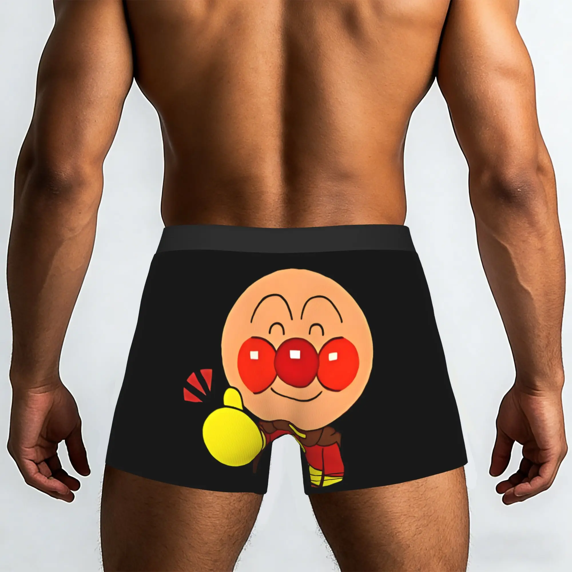 Anime Superhero anyway japan Bandai Anpanman Underpants Homme Panties Male Underwear Comfortable Shorts Boxer Briefs