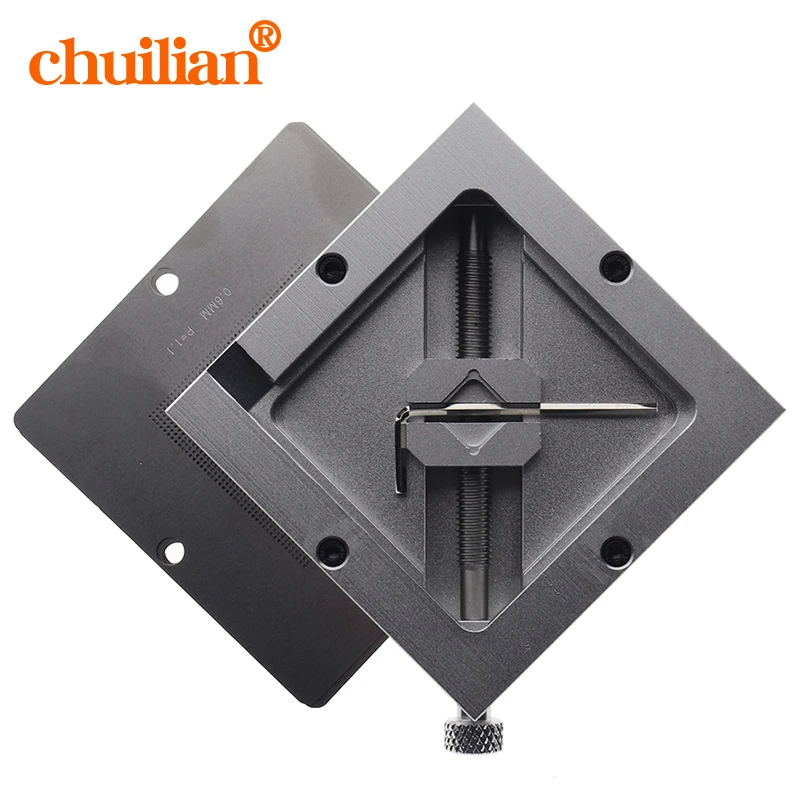 90*90mm BGA rework seat Fixture Tin planting frame aluminum alloy Positioning fixture