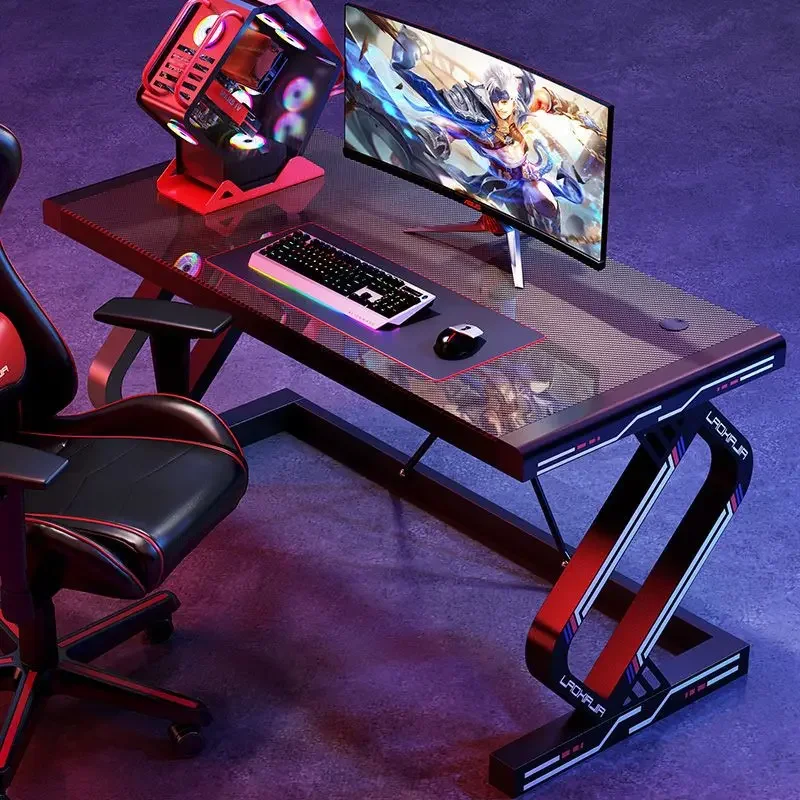 Adjustable Height Desk Computer Office Gaming Table Study L Shaped Folding Standing Writing Workstation Portable Motion