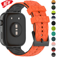 Football print strap for Huawei watch fit 4 4pro 3 silicone sport band for Huawei band fit 2 1 two tone smartwatch bracelet