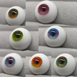 Doll Eyes for 1/4 1/6 1/8 Bjd Doll Eyeball Gypsum Stereoscopic Eye Texture Pure Handmade Diy Girl Toys Dress Up Doll Accessories