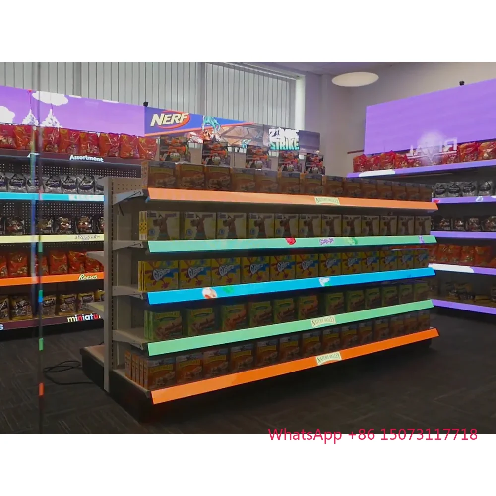 쉬운 제어 리테일 COB P1.25 실내 스마트 상품 LED 선반 디스플레이 스크린 간판 슈퍼마켓용