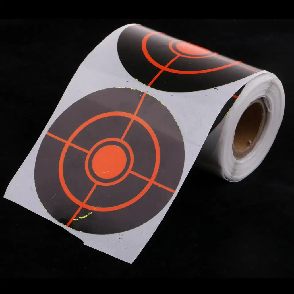 

100pcs Shooting Targets Reactive Splatter Dia. 3" Paper Targets