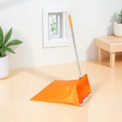 

Windproof Garbage Dustpan With Clamp Trash Picker Grabber Tool For Outdoor Indoor Cleaning Reusable Litter Pickup Pan Heavy Duty