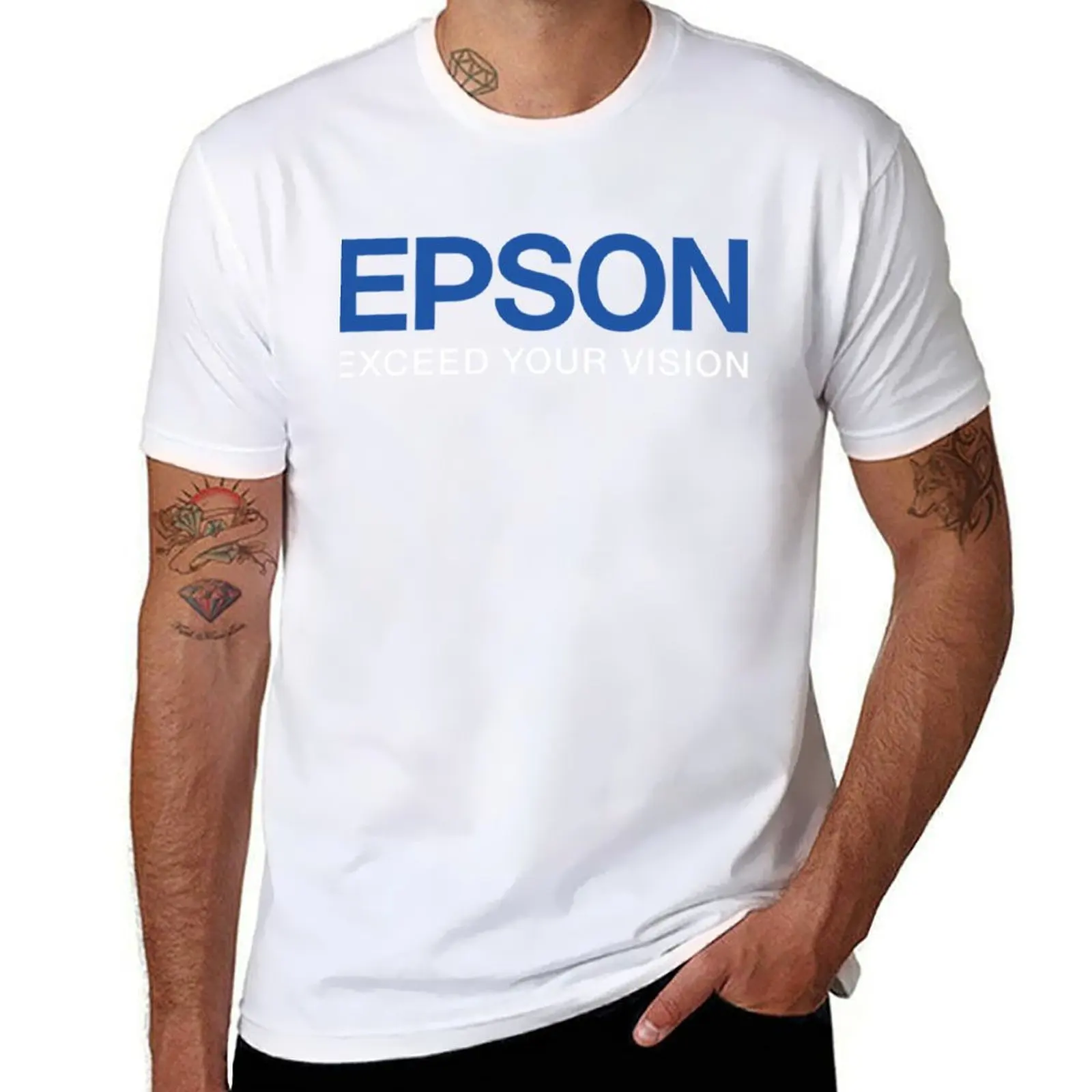 

Epson For Fans T-Shirt man graphic t shirt t shirts for man pack cotton T-Shirt