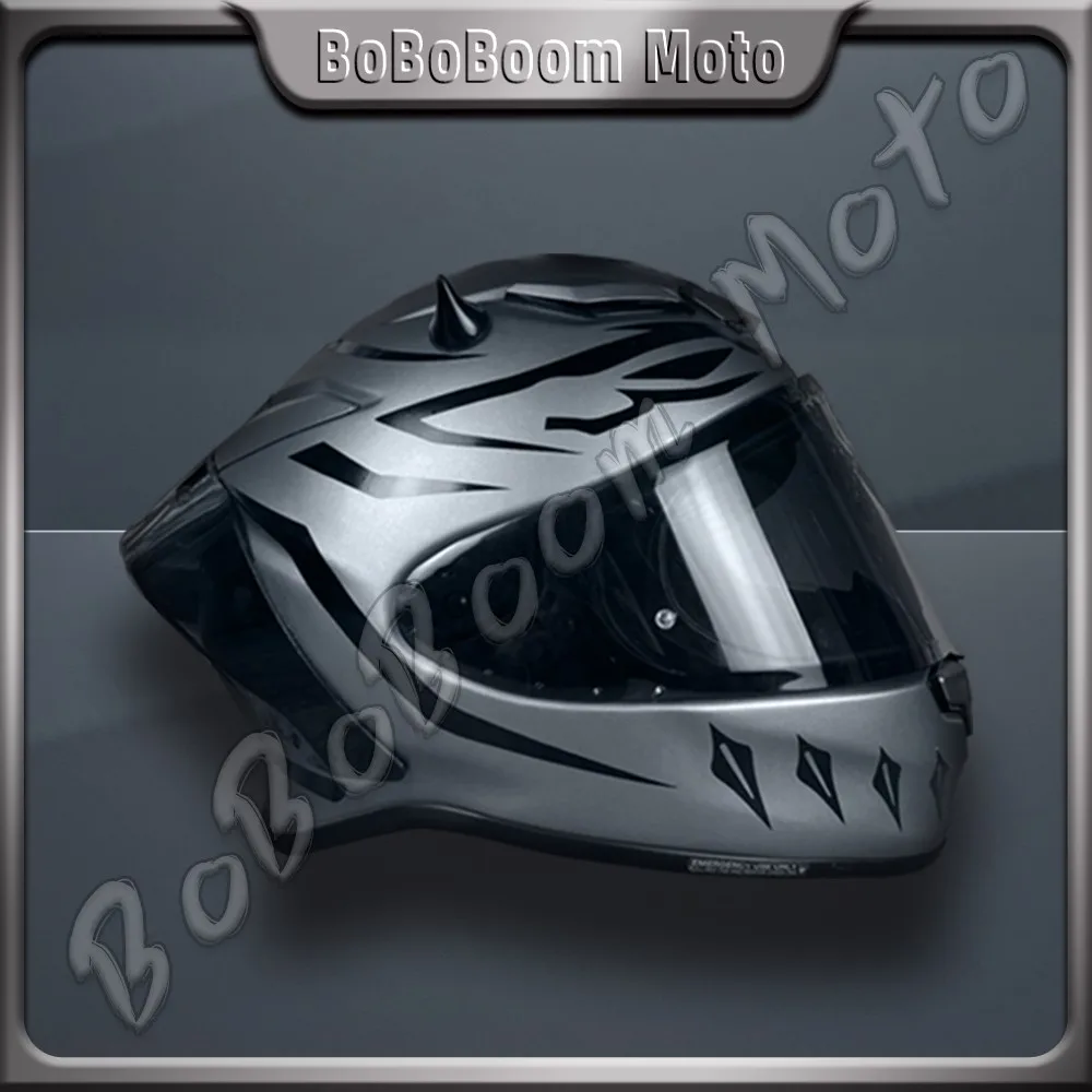 Motocicleta Capacete Logotipo Decal Riscos, Adesivos impermeáveis, Visor Kit, Acessórios decorativos, Shoei HJC, KYT, Arai, AGV